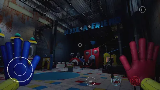 Player Character Using GrabPack in Poppy Playtime