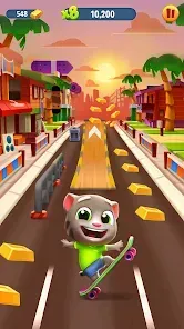 Running for Gold: Master Talking Tom Gold Run!